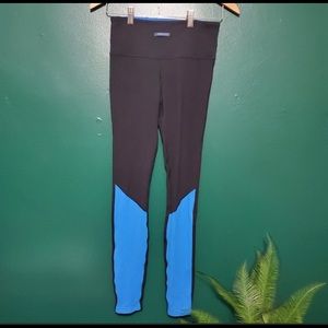 Lululemon Color Block Wunder Under Blue Legging 4